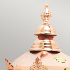 Norlys Chelsea 1 Light Half Lantern CS7-COPPER