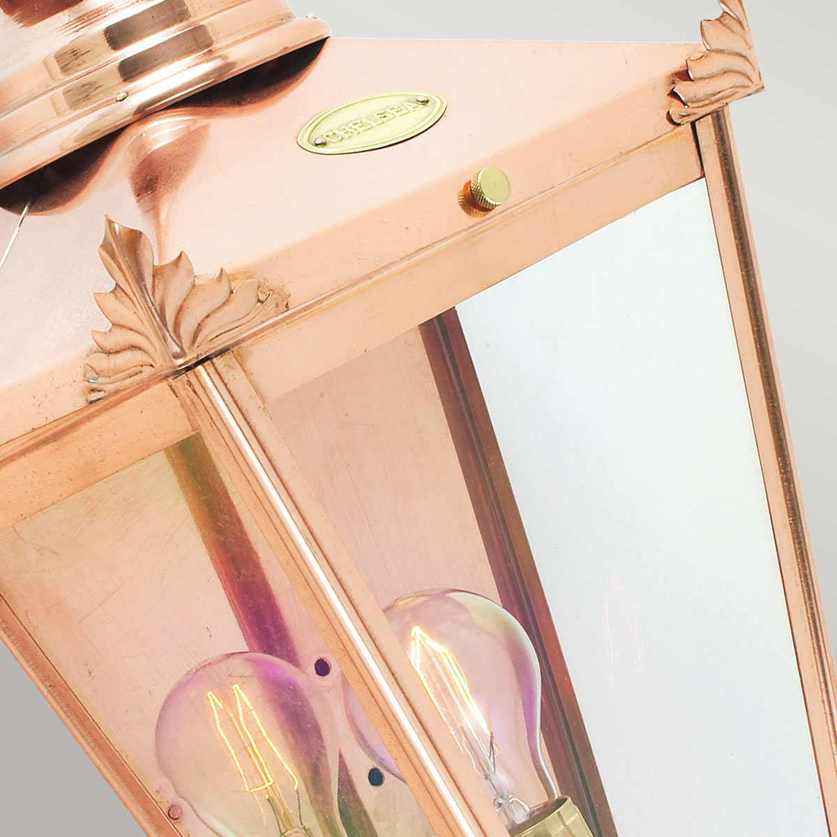 Norlys Chelsea 1 Light Half Lantern CS7-COPPER