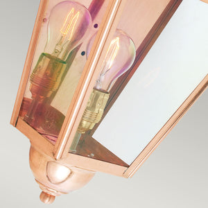 Norlys Chelsea 1 Light Half Lantern CS7-COPPER