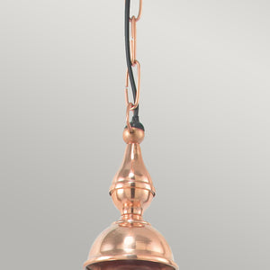 Norlys Chelsea 1 Light Chain Lantern CS8-COPPER