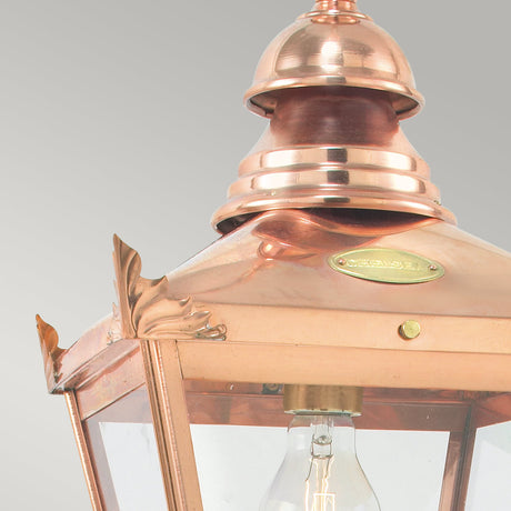 Norlys Chelsea 1 Light Chain Lantern CS8-COPPER