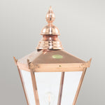 Norlys Lamp Post from the Chelsea range. Chelsea 1 Light Grande Lamp Post Head Only Product Code = CSG-HO