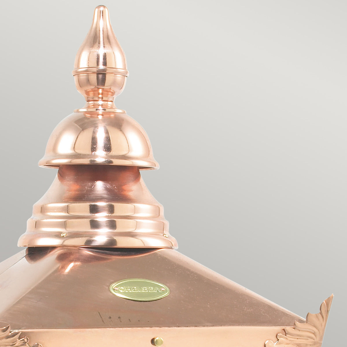 Norlys Chelsea 1 Light Grande Pedestal Lantern CSG3-COPPER