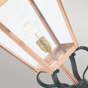 Norlys Chelsea 1 Light Grande Pedestal Lantern CSG3-COPPER
