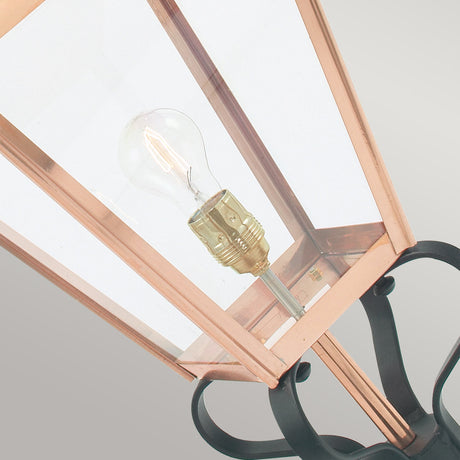 Norlys Chelsea 1 Light Grande Pedestal Lantern CSG3-COPPER