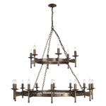 Elstead Lighting Chandelier from the Cromwell range. Cromwell 18 Light Chandelier Product Code = CW18-OLD-BRZ