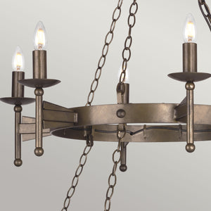 Elstead Lighting Chandelier from the Cromwell range. Cromwell 18 Light Chandelier Product Code = CW18-OLD-BRZ