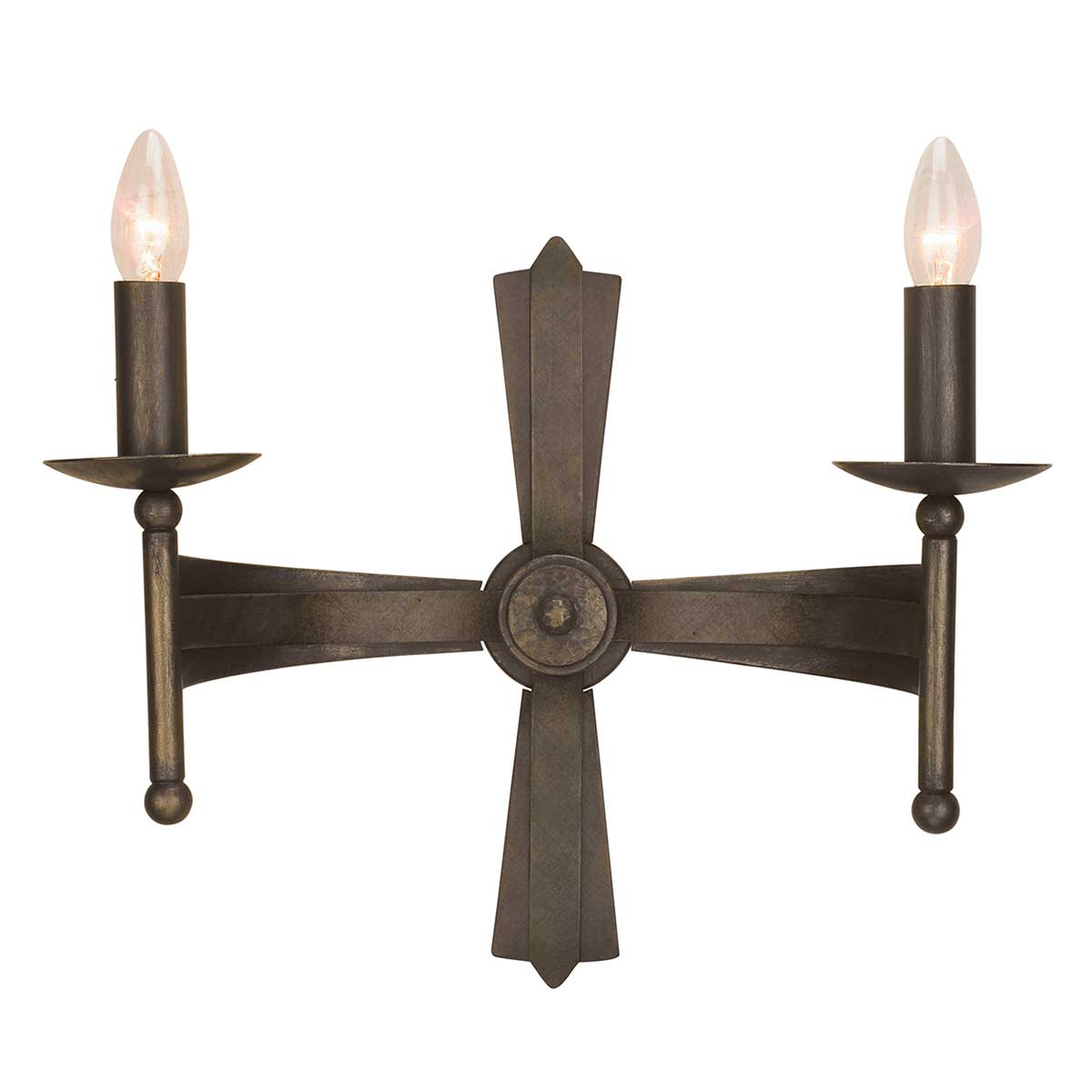 Elstead Lighting Wall Light from the Cromwell range. Cromwell 2 Light Wall Light Product Code = CW2-OLD-BRZ