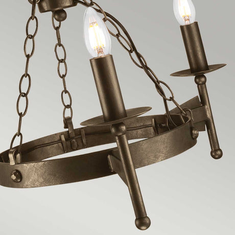 Elstead Lighting Cromwell 3 Light Chandelier CW3-OLD-BRZ