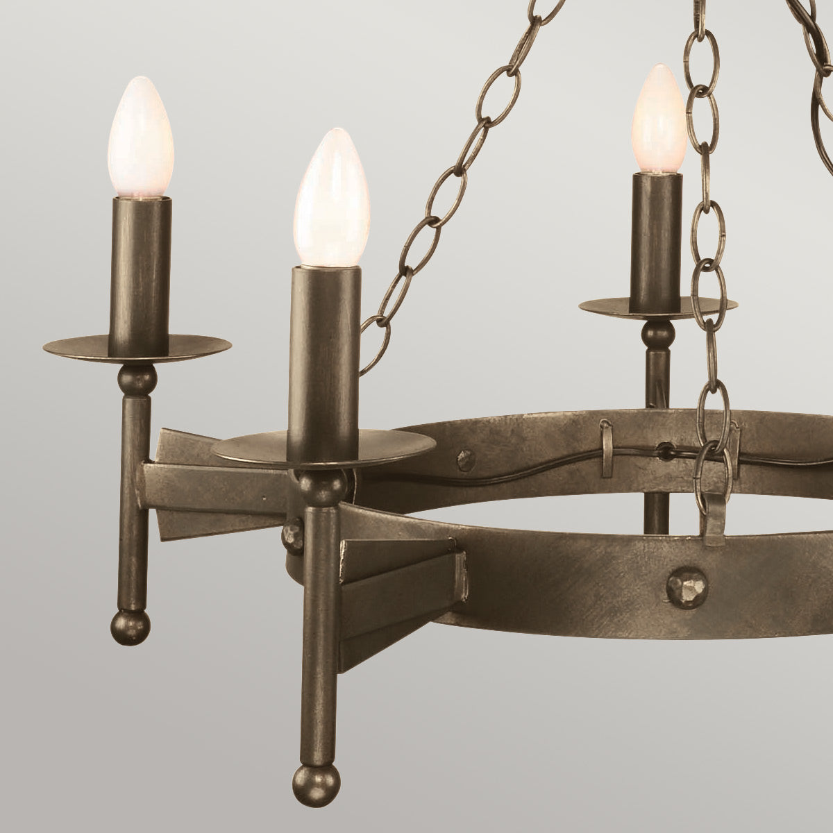 Elstead Lighting Chandelier from the Cromwell range. Cromwell 5 Light Chandelier Product Code = CW5-OLD-BRZ
