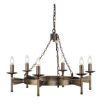 Elstead Lighting Chandelier from the Cromwell range. Cromwell 6 Light Chandelier – SKU CW6-OLD-BRZ