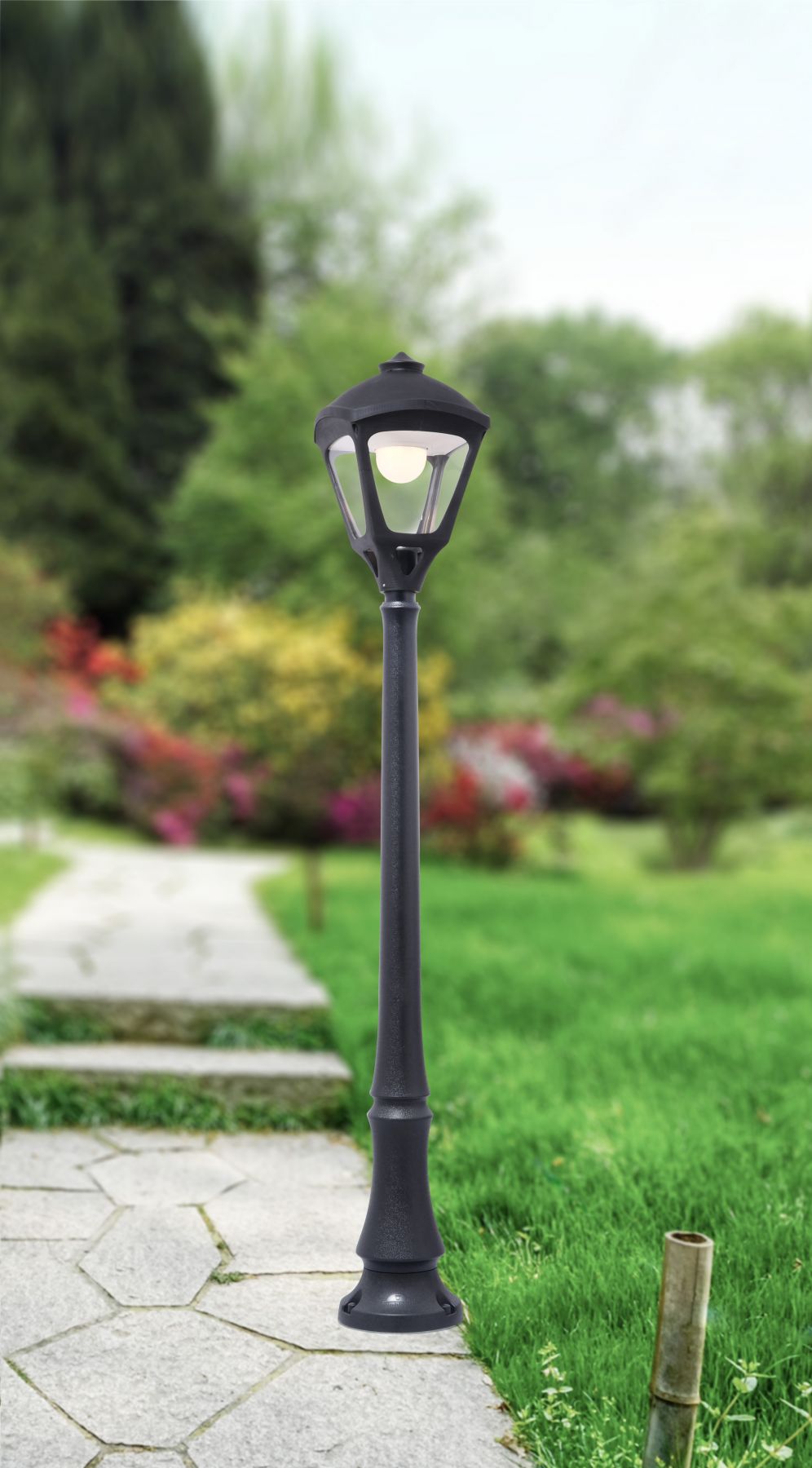 Magnalux Danilo Sergio 15W CCT Post Light Black Part Number - DANILO/SERGIOBL