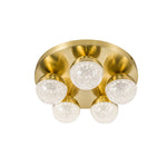 Magnalux Dew 5 Light Satin Brass 5W CCT Bathroom Light Part Number - DEW05SB
