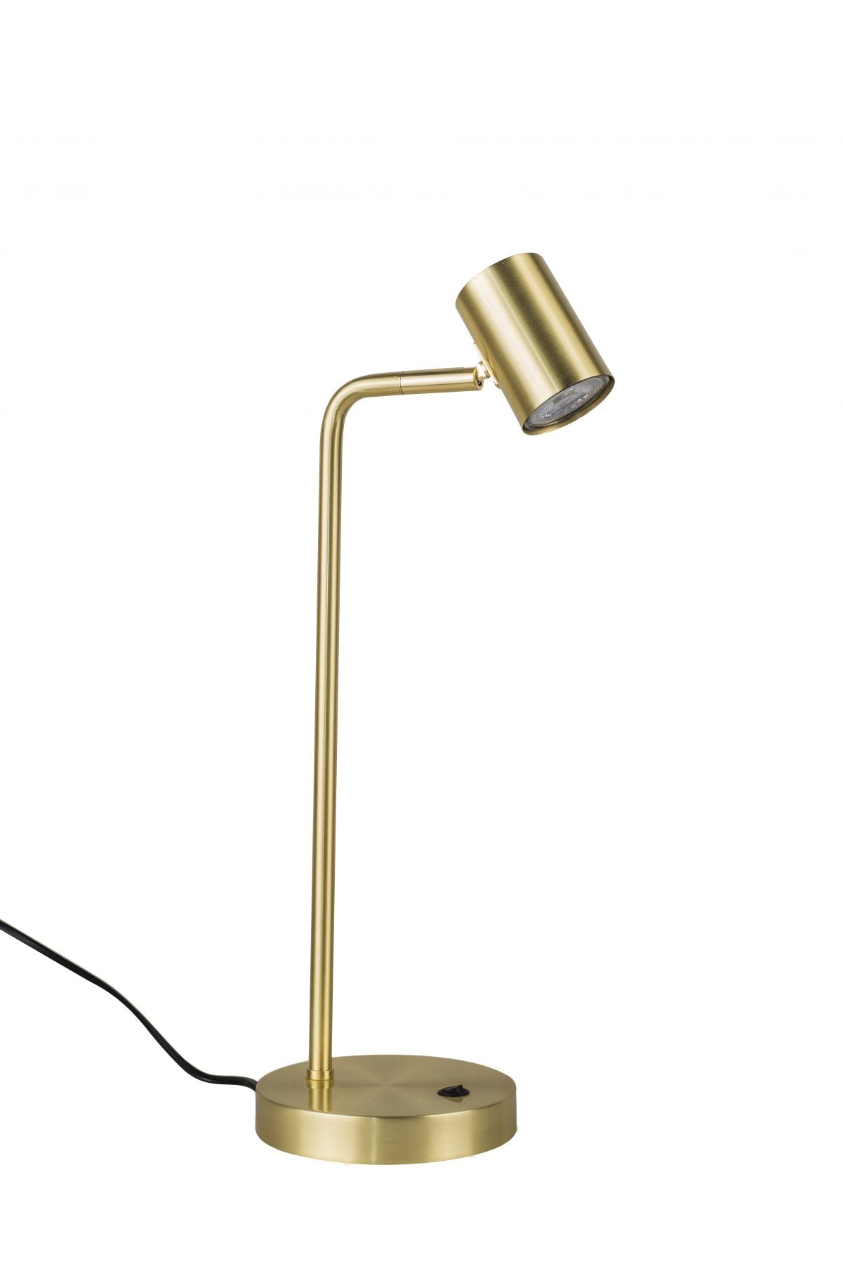 Magnalux Diego 1 Light Table Lamp Satin Brass Part Number - DIE01SBTL