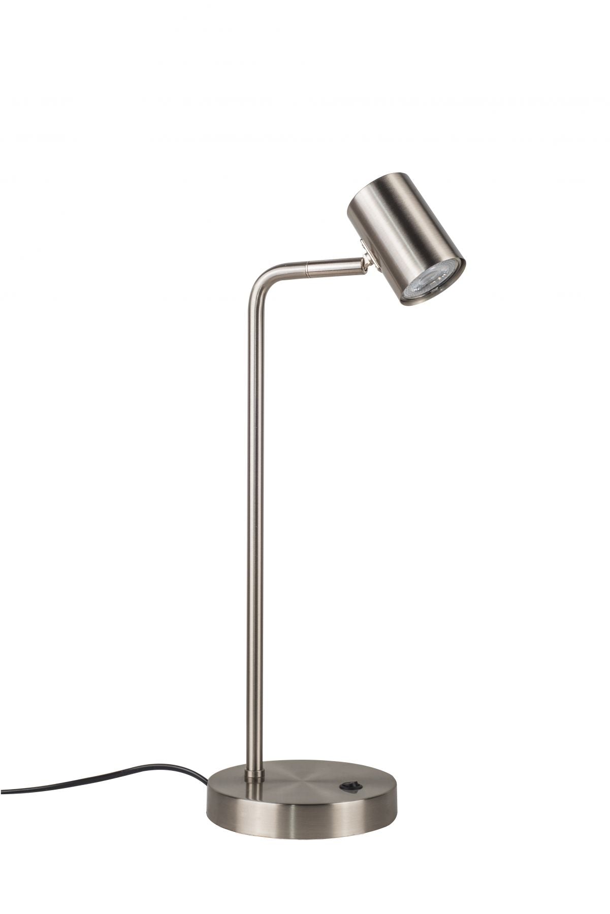 Magnalux Diego 1 Light Table Lamp Satin Chrome Part Number - DIE01SCTL