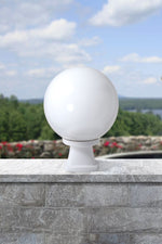 Magnalux Disma/G250 Grey Bracket Opal E27 Wall Light Part Number - DISMA/G250GYOP