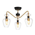 Elstead Lighting Ceiling Semi-Flush from the Armand range. Armand 3 Light Semi-Flush Product Code = DL-ARMAND-SF3-AB