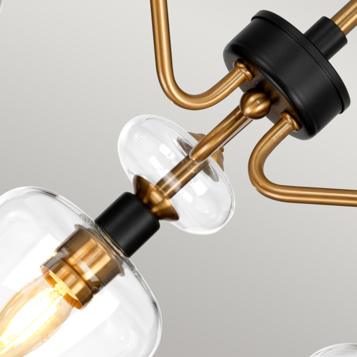 Elstead Lighting Ceiling Semi-Flush from the Armand range. Armand 3 Light Semi-Flush Product Code = DL-ARMAND-SF3-AB