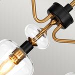 Elstead Lighting Ceiling Semi-Flush from the Armand range. Armand 3 Light Semi-Flush Product Code = DL-ARMAND-SF3-AB