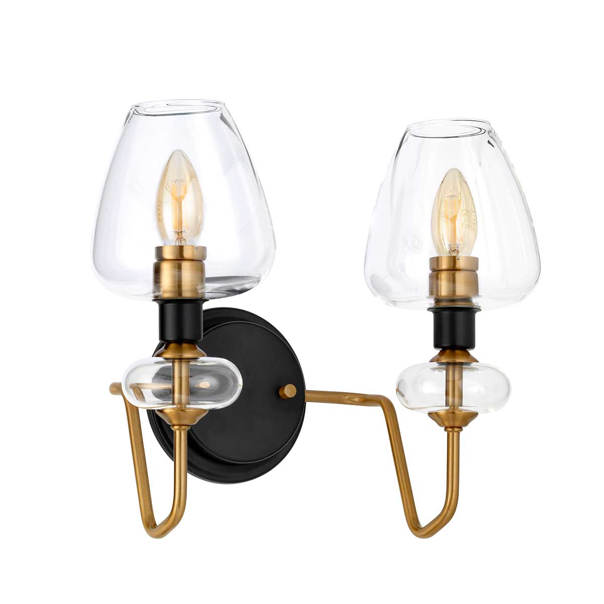 Elstead Lighting Wall Light from the Armand range. Armand 2 Light Wall Light Product Code = DL-ARMAND2-AB