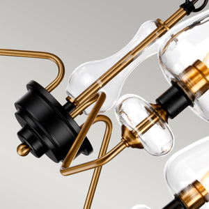 Elstead Lighting Pendant from the Armand range. Armand 3 Light Pendant Product Code = DL-ARMAND3-AB