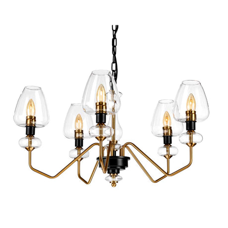 Elstead Lighting Chandelier from the Armand range. Armand 5 Light Chandelier Product Code = DL-ARMAND5-AB