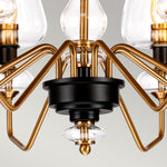 Elstead Lighting Chandelier from the Armand range. Armand 8 Light Chandelier Product Code = DL-ARMAND8-AB