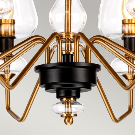Elstead Lighting Chandelier from the Armand range. Armand 8 Light Chandelier Product Code = DL-ARMAND8-AB