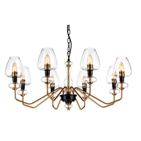 Elstead Lighting Chandelier from the Armand range. Armand 8 Light Chandelier Product Code = DL-ARMAND8-AB