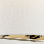 Designer's Lightbox Cooper Large Curved Wall Light with Polished Chrome Back Plate DL-COOPER-L-IV-PC