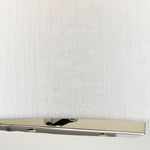 Designer's Lightbox Cooper Medium Curved Wall Light with Polished Chrome Back Plate – SKU DL-COOPER-M-IV-PC