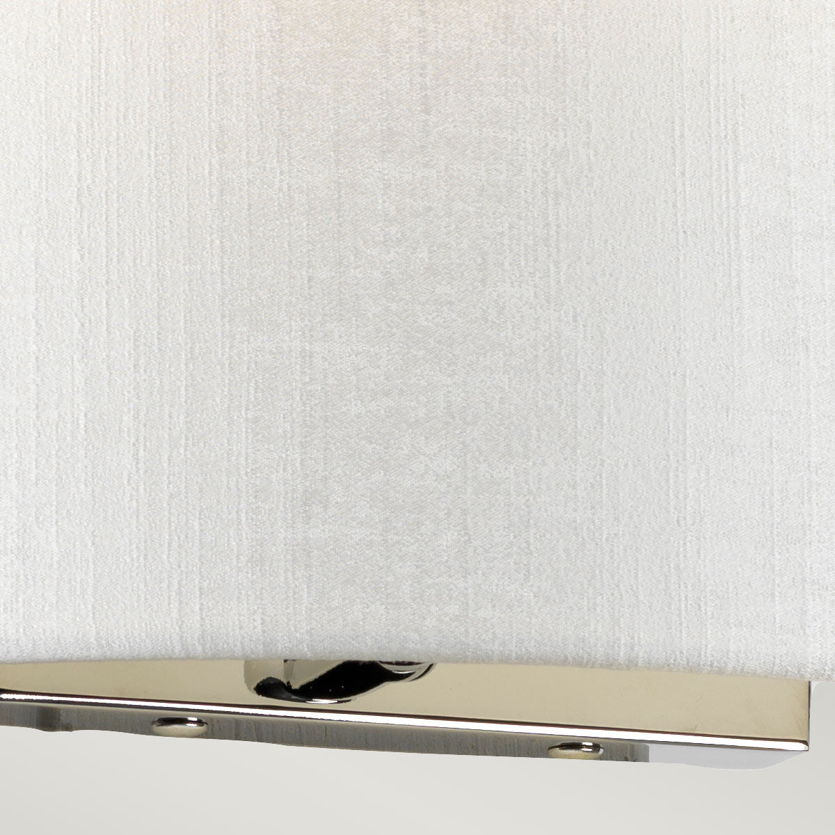 Designer's Lightbox Cooper Medium Curved Wall Light with Polished Chrome Back Plate DL-COOPER-M-IV-PC