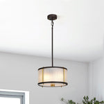 Elstead Lighting Pendant from the Corona range. Corona 2 Light Pendant – SKU DL-CORONA-2P-BAB