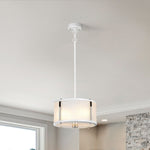Elstead Lighting Pendant from the Corona range. Corona 2 Light Pendant – SKU DL-CORONA-2P-WPN