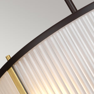 Elstead Lighting Pendant from the Corona range. Corona 3 Light Pendant Product Code = DL-CORONA-3P-BAB