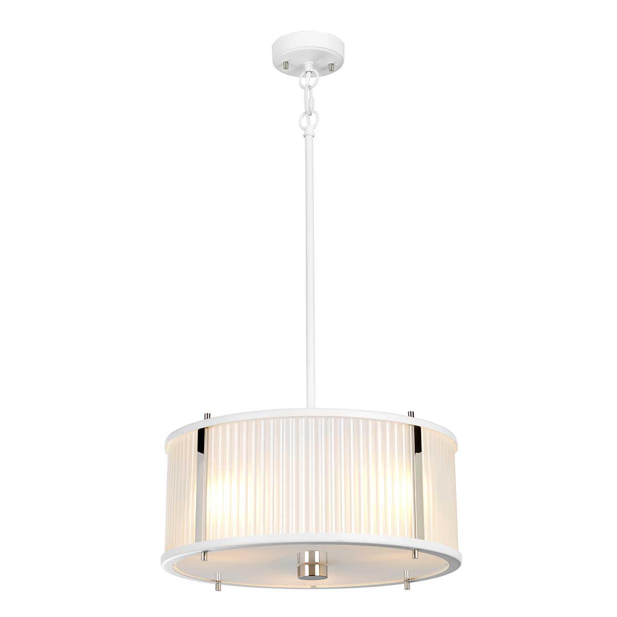 Elstead Lighting Pendant from the Corona range. Corona 3 Light Pendant Product Code = DL-CORONA-3P-WPN
