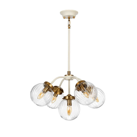Elstead Lighting Pendant from the Cosmos range. Cosmos 5 Light Pendant Product Code = DL-COSMOS5