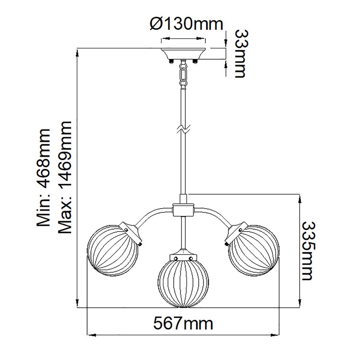 Elstead Lighting Pendant from the Cosmos range. Cosmos 5 Light Pendant – SKU DL-COSMOS5