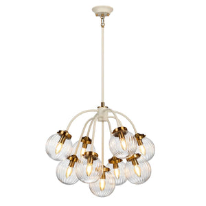 Elstead Lighting Pendant from the Cosmos range. Cosmos 9 Light Pendant Product Code = DL-COSMOS9