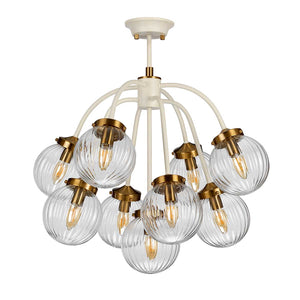 Elstead Lighting Pendant from the Cosmos range. Cosmos 9 Light Pendant Product Code = DL-COSMOS9