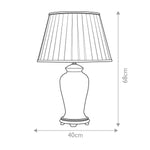 Designer's Lightbox Table Lamp from the Datai range. Datai 1 Light Table Lamp – SKU DL-DATAI-TL