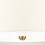 Designer's Lightbox Ceiling Flush from the Fletcher Flush range. Fletcher 14" Flush Product Code = DL-FLETCHER14-3LT-IV-AB