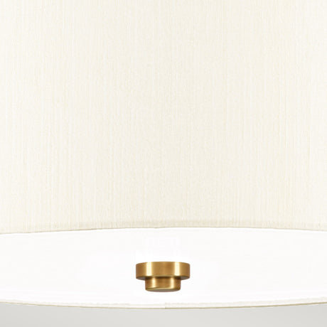 Designer's Lightbox Ceiling Flush from the Fletcher Flush range. Fletcher 14" Flush Product Code = DL-FLETCHER14-3LT-IV-AB