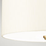 Designer's Lightbox Ceiling Flush from the Fletcher Flush range. Fletcher 14" Flush Product Code = DL-FLETCHER14-3LT-IV-AB