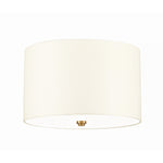 Designer's Lightbox Ceiling Flush from the Fletcher Flush range. Fletcher 14" Flush Product Code = DL-FLETCHER14-3LT-IV-AB