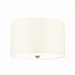 Designer's Lightbox Ceiling Flush from the Fletcher Flush range. Fletcher 14" Flush Product Code = DL-FLETCHER14-3LT-IV-AB