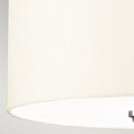 Designer's Lightbox Ceiling Flush from the Fletcher Flush range. Fletcher 14" Flush – SKU DL-FLETCHER14-3LT-IV-PC