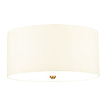 Designer's Lightbox Ceiling Flush from the Fletcher Flush range. Fletcher 18" Flush – SKU DL-FLETCHER18-3LT-IV-AB