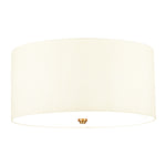 Designer's Lightbox Ceiling Flush from the Fletcher Flush range. Fletcher 18" Flush Product Code = DL-FLETCHER18-3LT-IV-AB