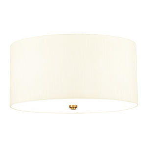 Designer's Lightbox Ceiling Flush from the Fletcher Flush range. Fletcher 18" Flush Product Code = DL-FLETCHER18-3LT-IV-AB